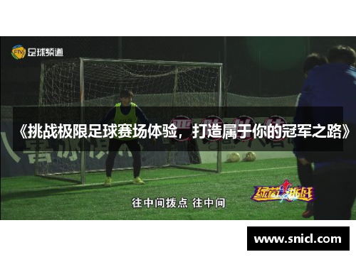《挑战极限足球赛场体验，打造属于你的冠军之路》